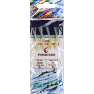 Самодур для риболовлі, Phoenix A0085, 4 гачки, розмір №6